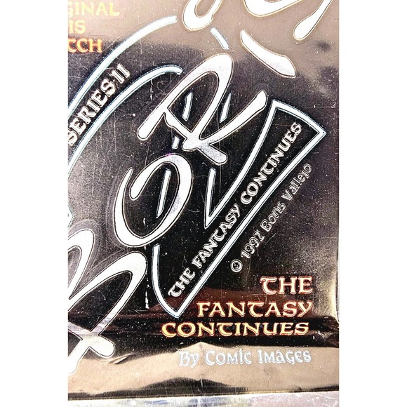 Boris Vallejo Series 2 Cards Sealed Booster Pack Unopened Vintage Fantasy Art - Picture 3 of 4